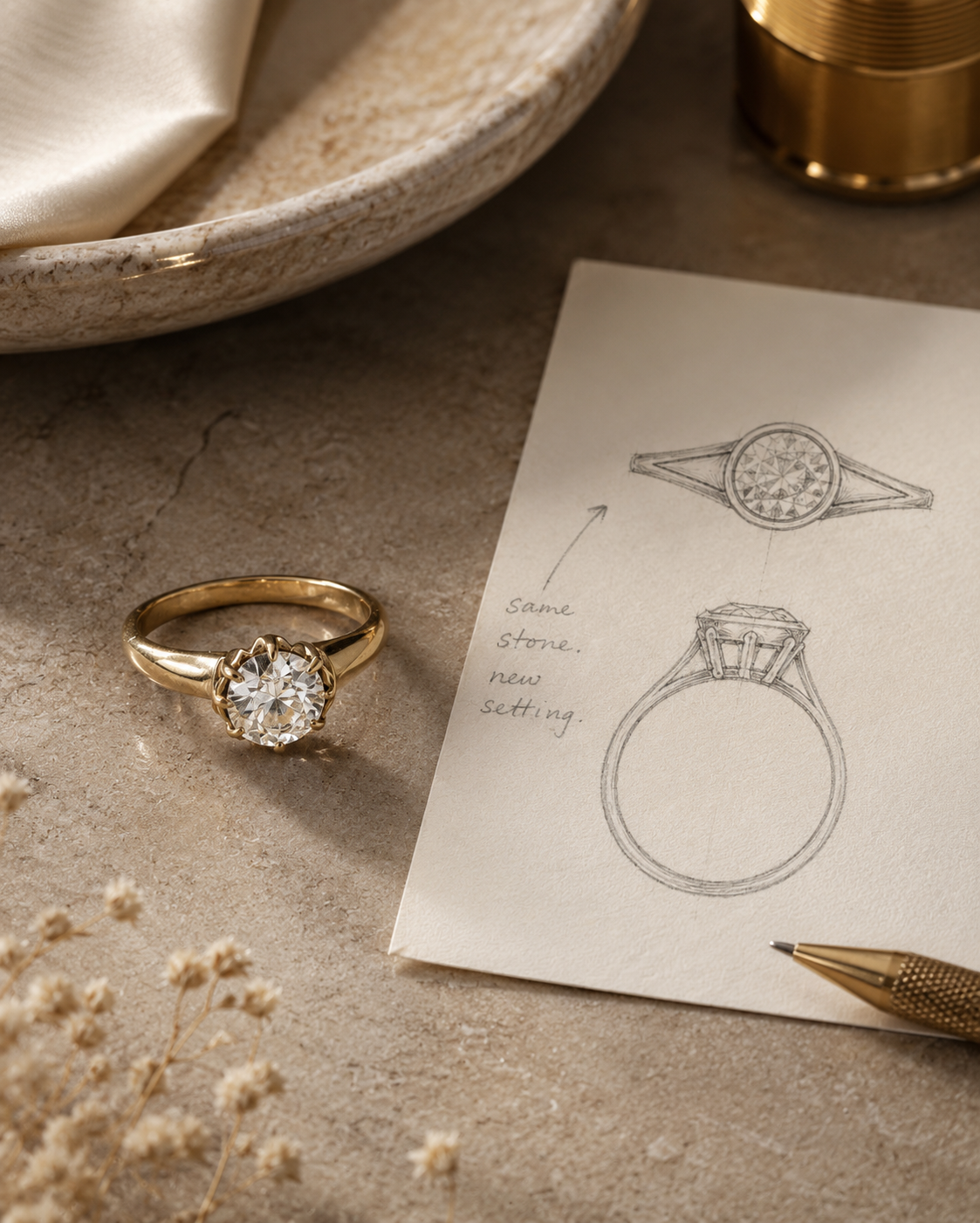 What Makes Jewelry Truly Custom? The Design Process Behind Every Old Main Piece