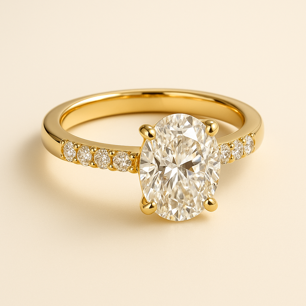 Oval Diamond Ring