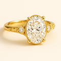 Yellow-Gold-Oval-Lab-Diamond-Vintage-Ring