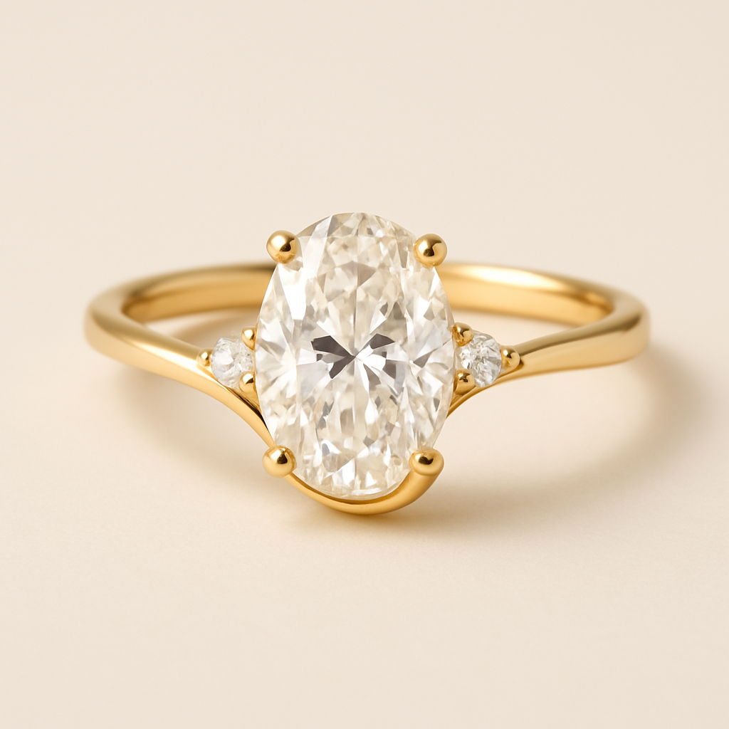 Oval-Engagement-Ring-Luxury-Gold
