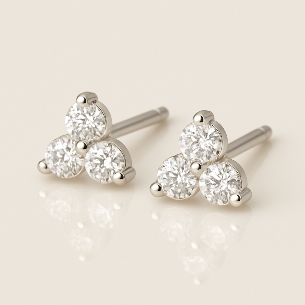Diamond-Trio-Cluster-Stud-Earrings