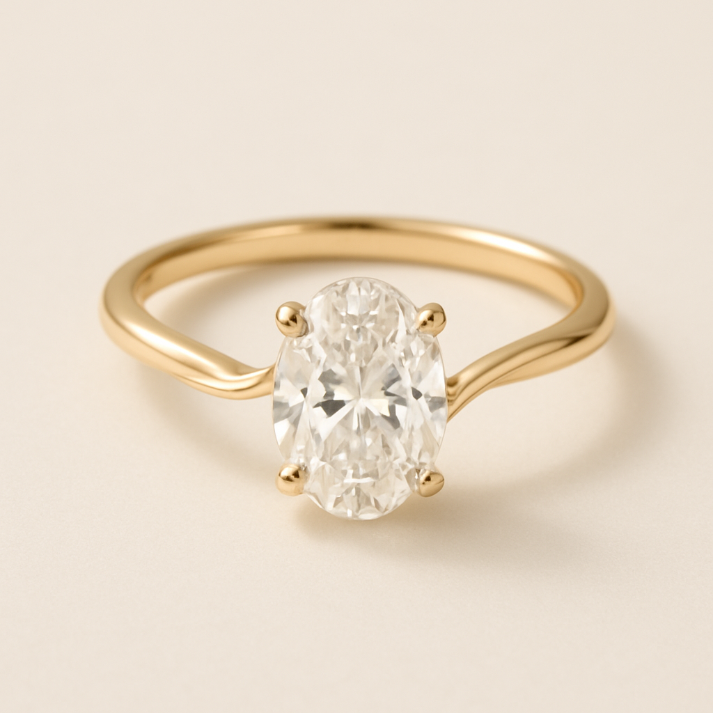 Gold-Solitaire-Engagement-Ring-Lab-Created-Diamond