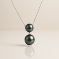 Single Tahitian Pearl Pendant Necklace White Gold