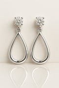 Diamond-Teardrop-Earrings