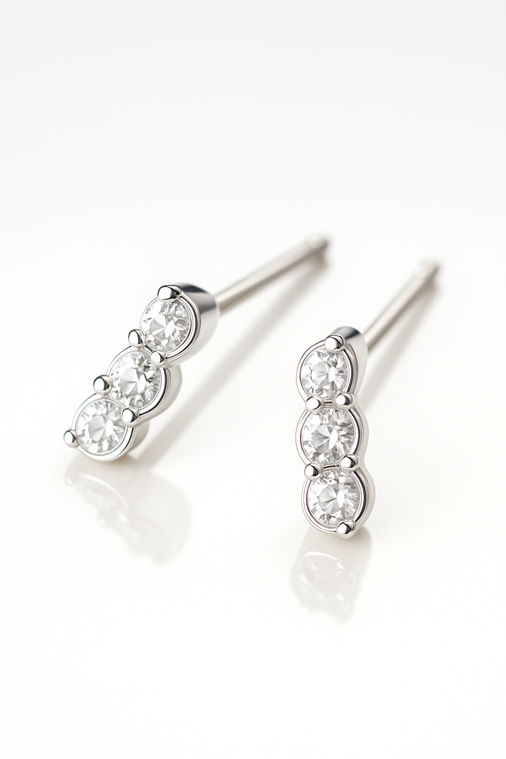 Diamond bar drop studs