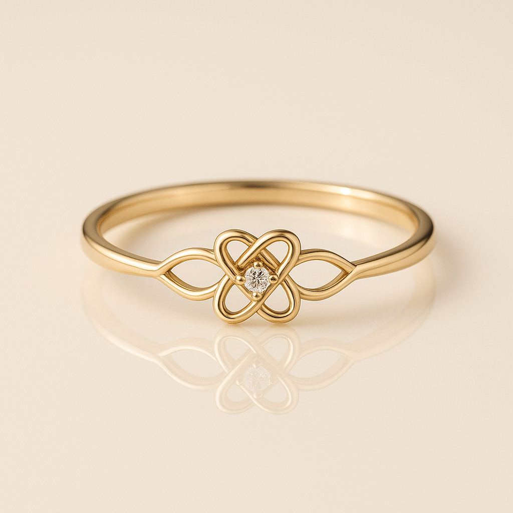 Celtic Heart Diamond Ring