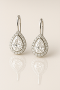 Pear-Halo-Diamond-Earrings
