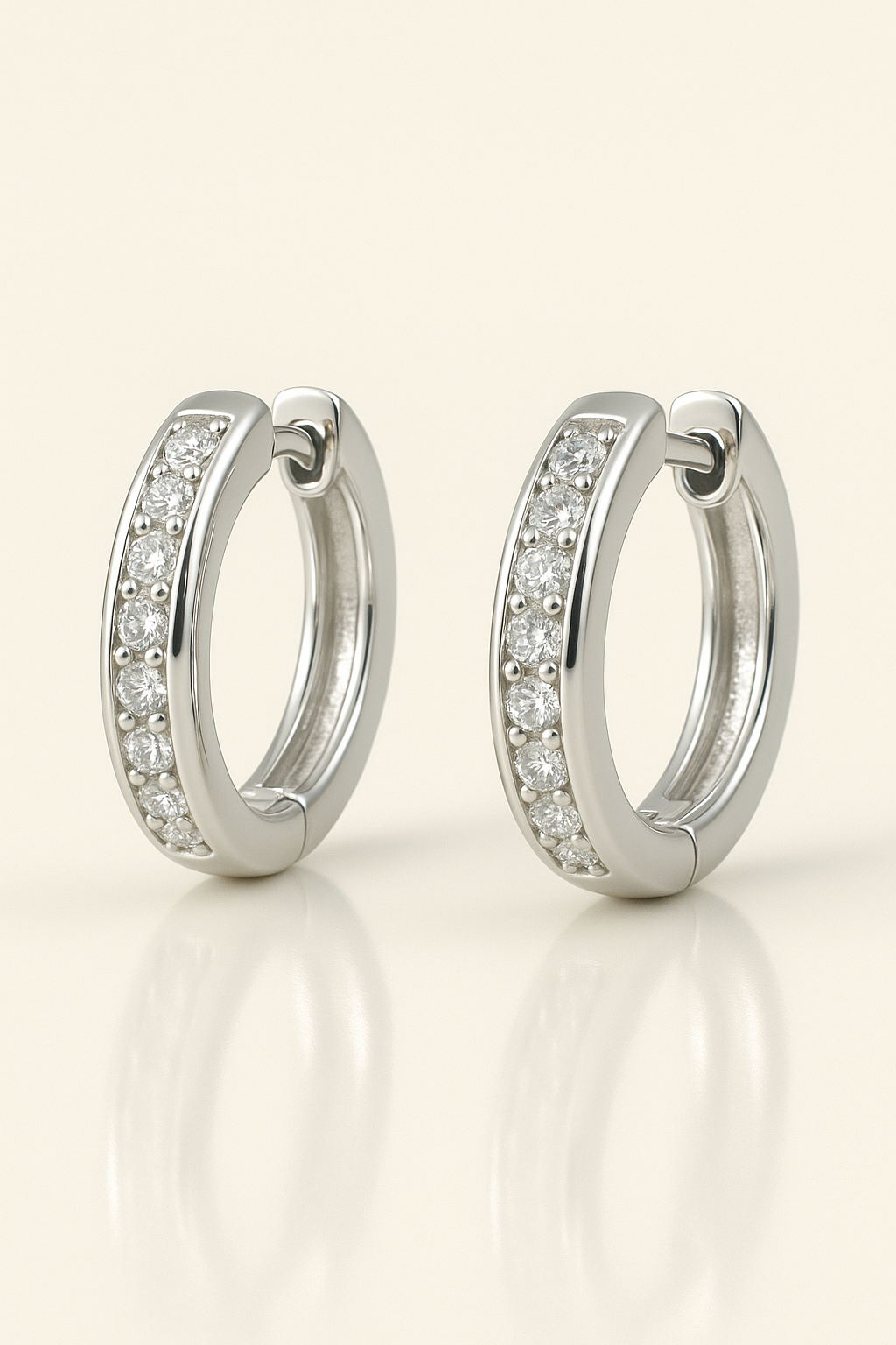 Diamond-Huggie-Hoop-Earrings