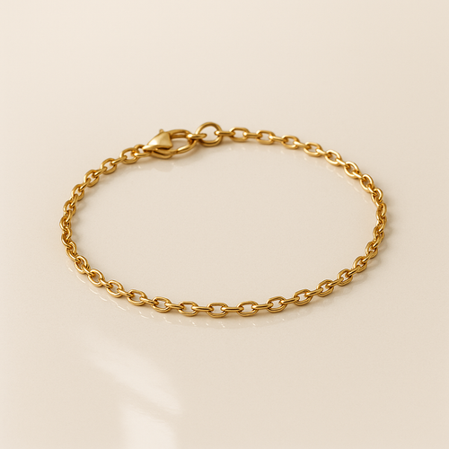 Dainty Gold Chain Bracelet – 14K Yellow