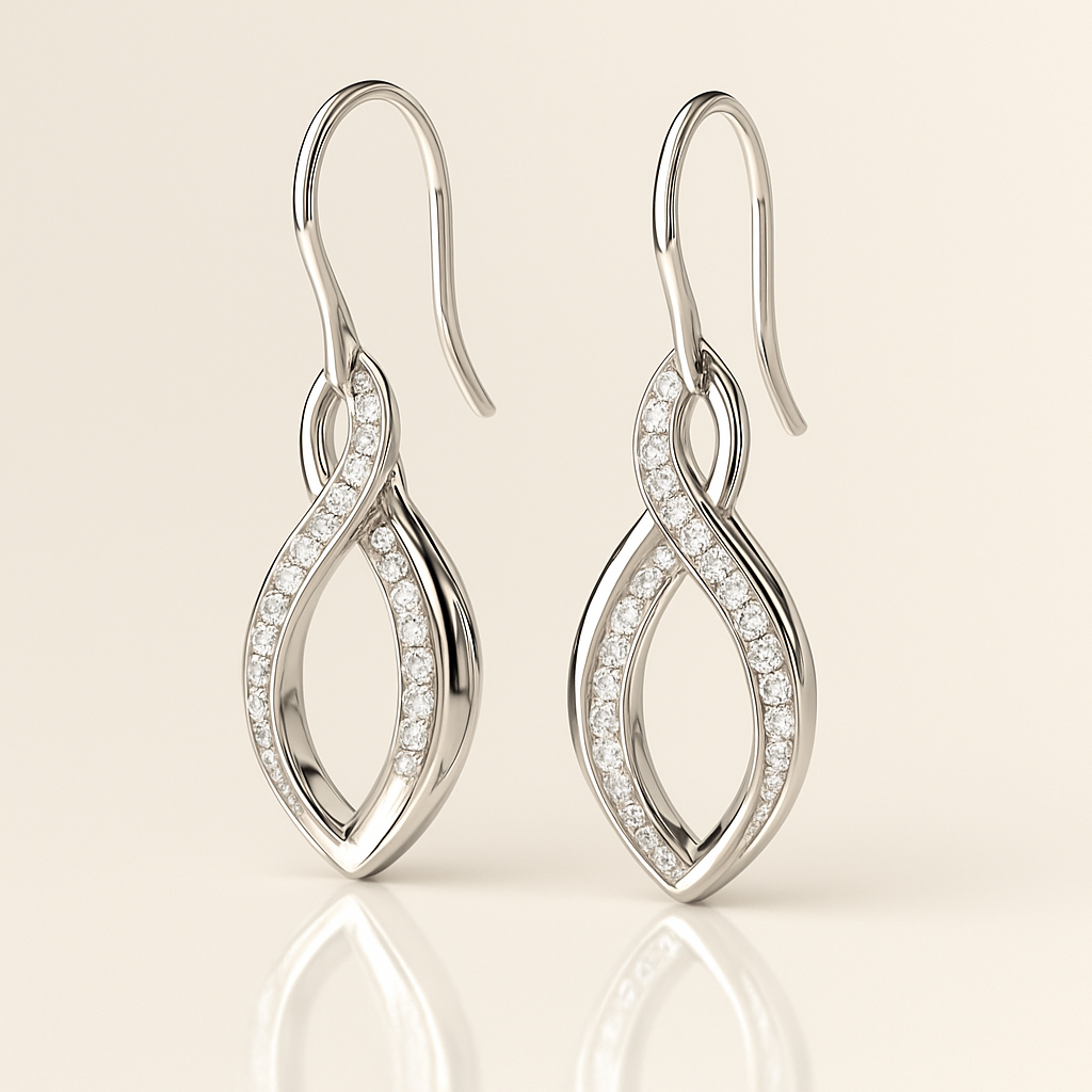 Diamond-Infinity-Drop-Earrings