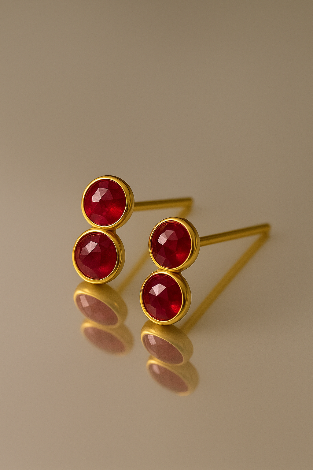 Custom ruby duo climber studs