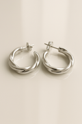 Twisted-Hoop-Earrings