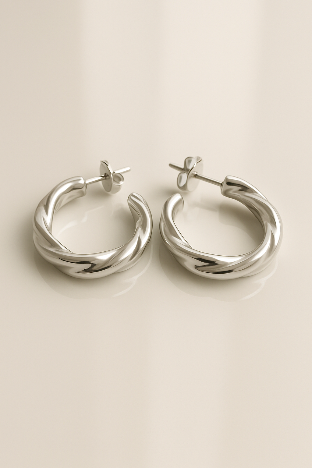 Twisted-Hoop-Earrings