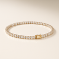 Lab Diamond Tennis Bracelet – 4ct in 14K Gold