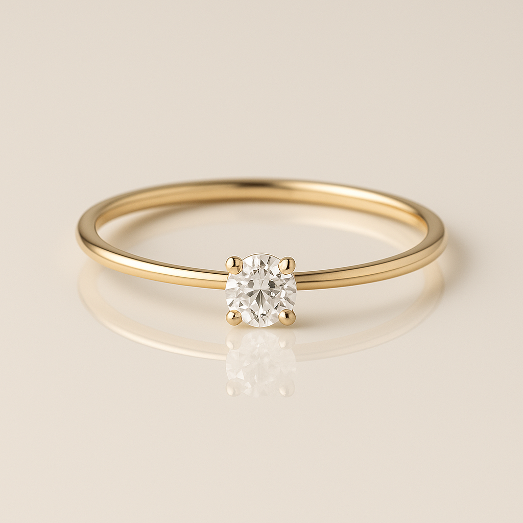 Simplicity Solitaire – D Color, VS1 Lab Diamond
