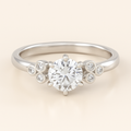 White Gold Elegance Ring