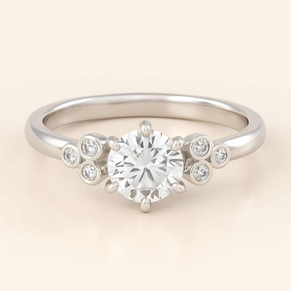 White Gold Elegance Ring