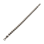 8mm Matte Steel Bead Bracelet