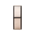 Steel Matte Finish With Rose Gold Ip Black Ip Ring (fr064rg)