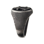 Antiqued Steel Anchor Ring (fr22986)