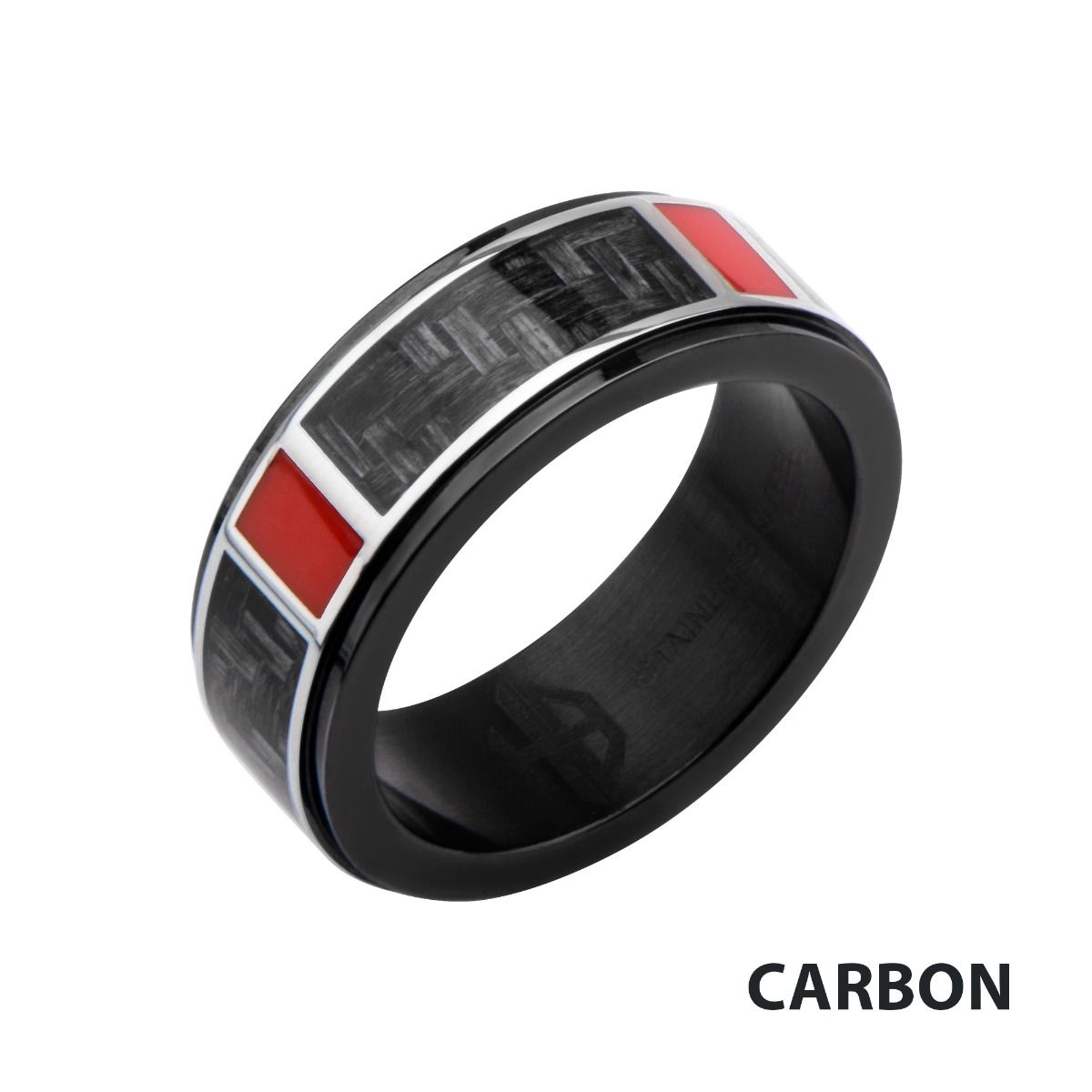 Hollis Bahringer Black Ip With Carbon Fiber Ring (hbfr1501)