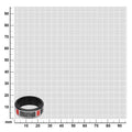 Hollis Bahringer Black Ip With Carbon Fiber Ring (hbfr1501)