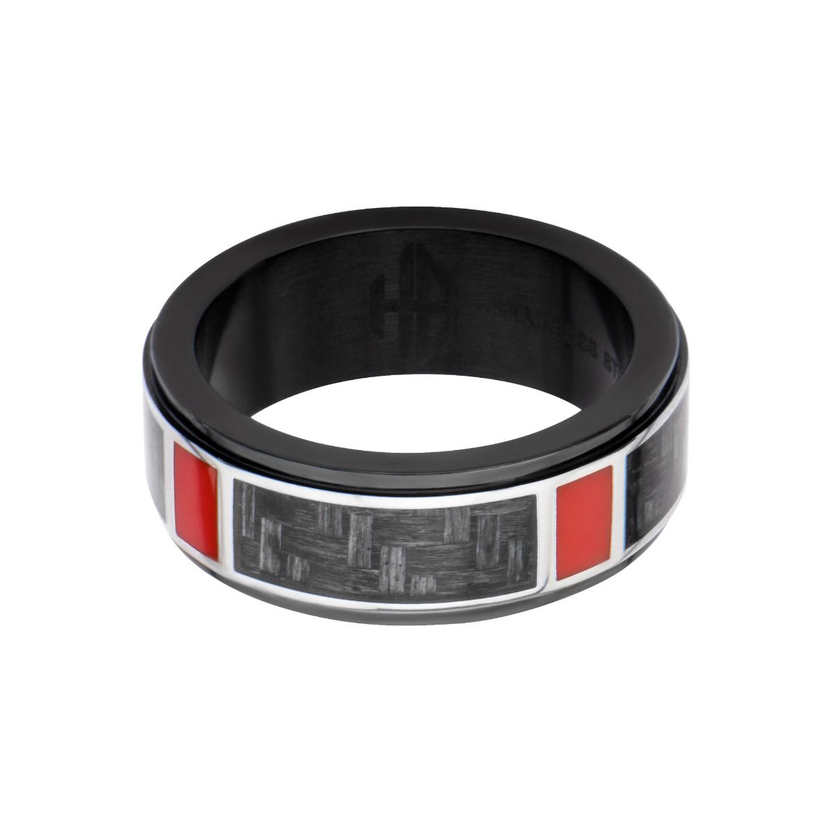 Hollis Bahringer Black Ip With Carbon Fiber Ring (hbfr1501)