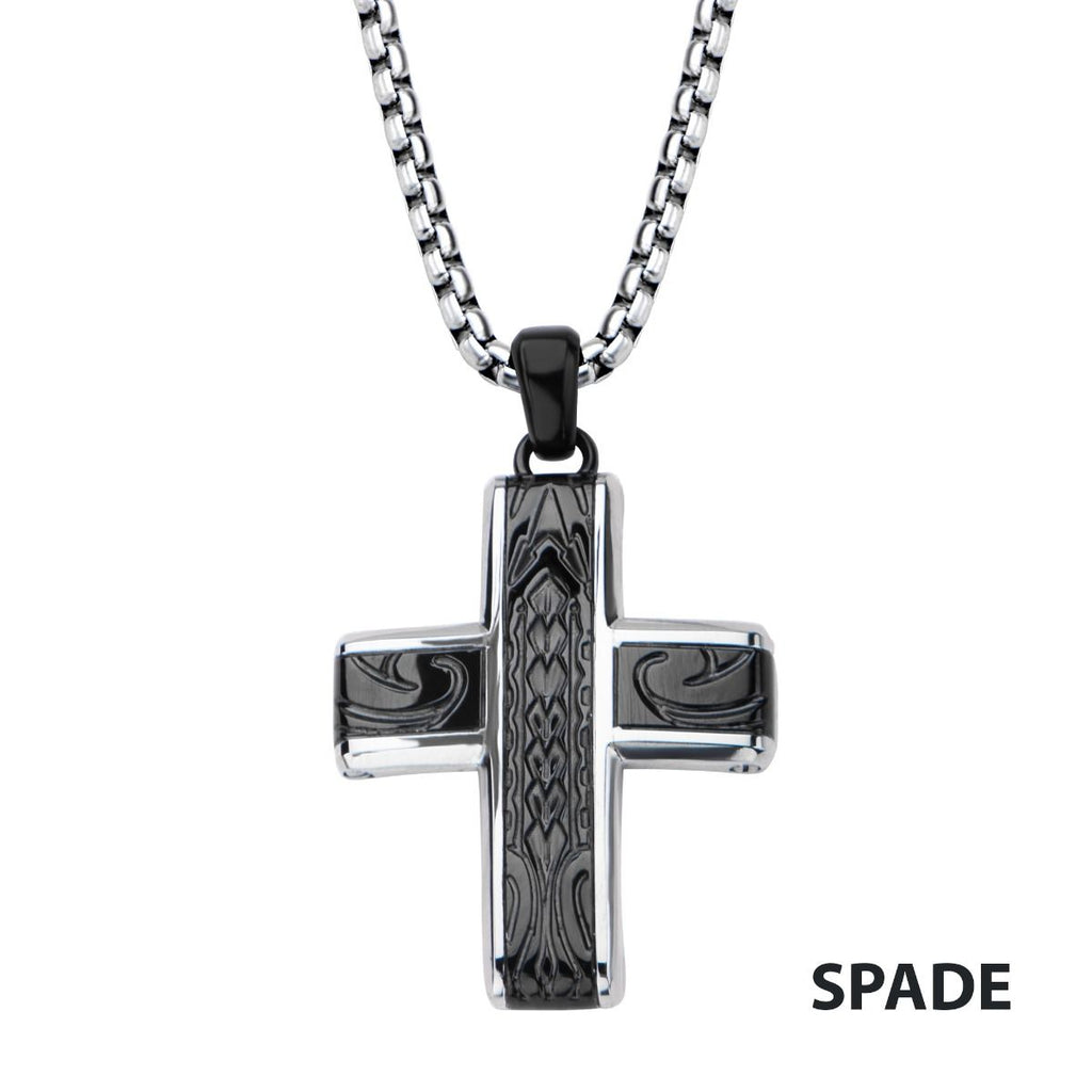 Hollis Bahringer Cross Pendant With Chain (hbssp1504crnk1)