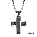 Hollis Bahringer Cross Pendant With Chain (hbssp1504crnk1)