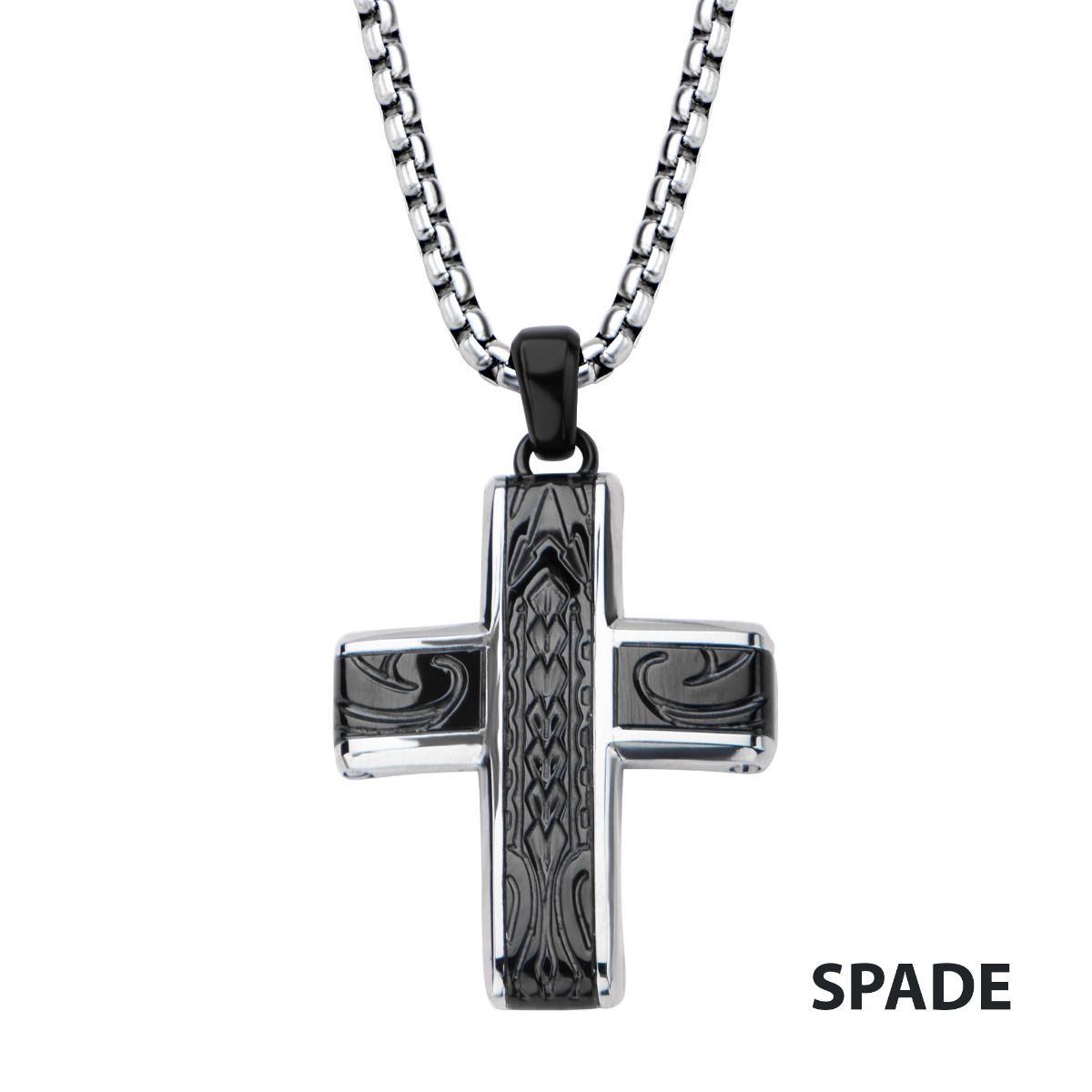 Hollis Bahringer Cross Pendant With Chain (hbssp1504crnk1)