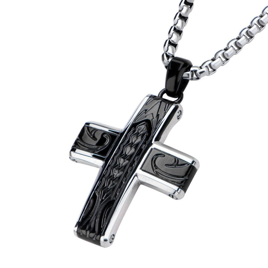 Hollis Bahringer Cross Pendant With Chain (hbssp1504crnk1)