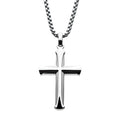 Apostle Cross Pendant With Bold Box Chain (ssp009ank1)