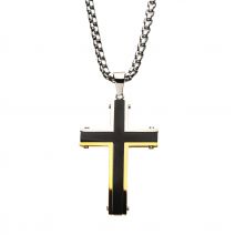 Stainless Steel Black Plated Gold Plated Pendants for Men